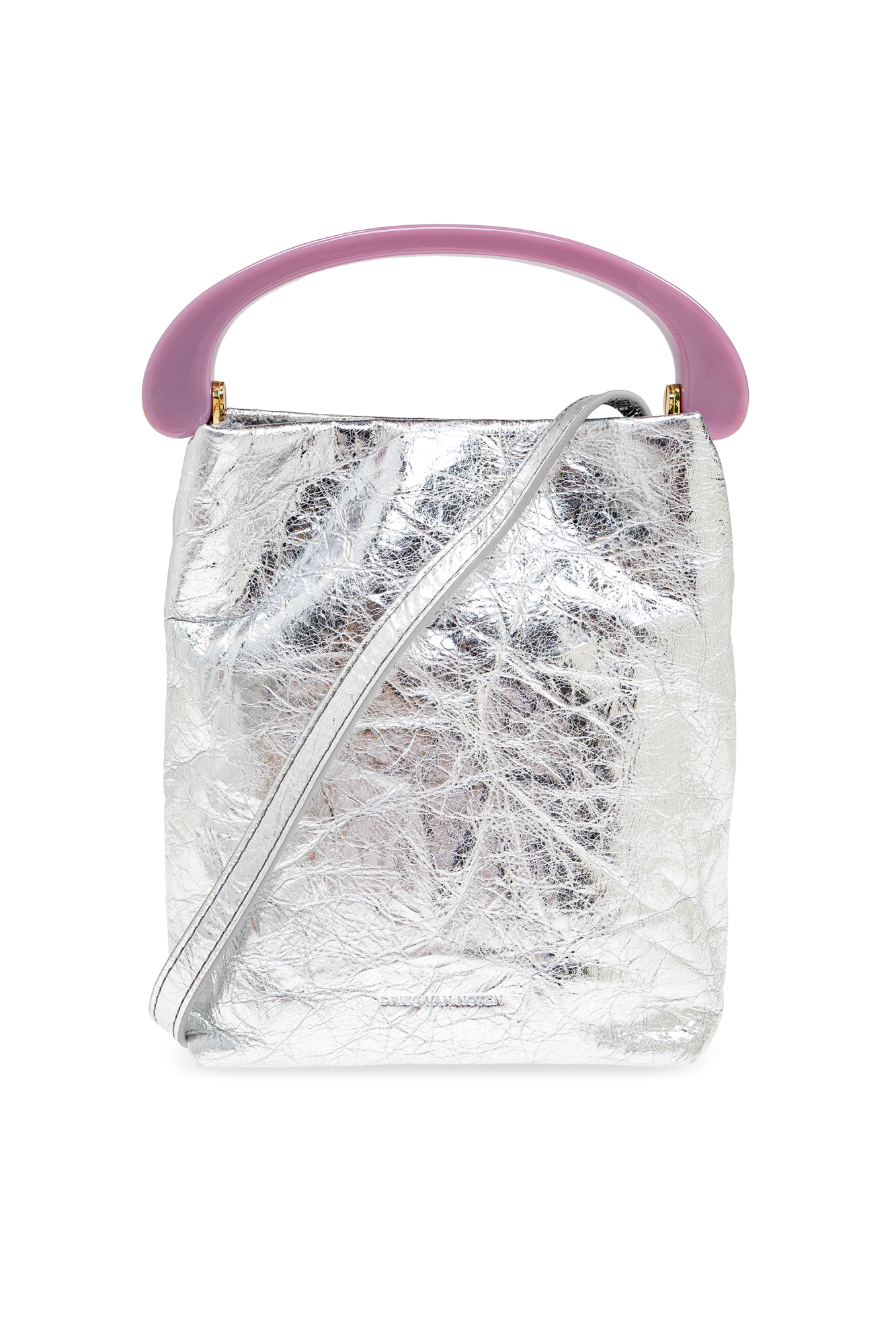 Silver Bag with metallic finish Dries Van Noten - Vitkac AS